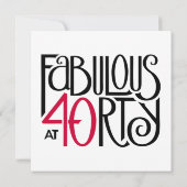 üppig bei 40 rot einladung (Rückseite)