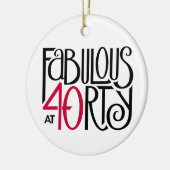 üppig bei 40 rot keramikornament (Links)