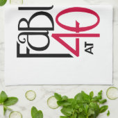 üppig bei 40 rot küchentuch (Gefaltet)