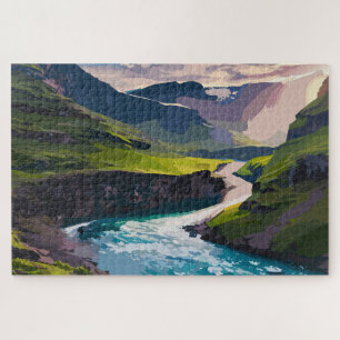 Üppig Grün Puzzle
