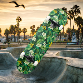 üppig tropische grüne Farbe Skateboard