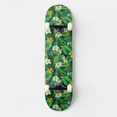 üppig tropische grüne Farbe Skateboard (Vorderseite)