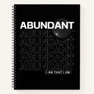 Üppige Affirmations-Typografie Notizblock