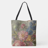 Üppige Antique Rose Tasche (Rückseite)