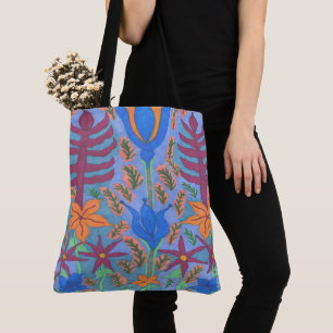 Üppige blaue Bohemische Tasche