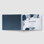 üppige bläuliche Marinebarnen und staubige Blumen  Gästebuch (Voll)