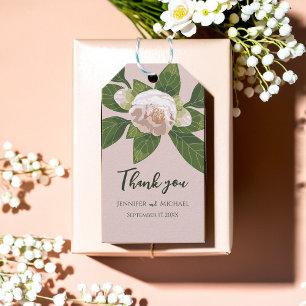 Üppige Blumen und Grün Elegant Geschenkanhänger