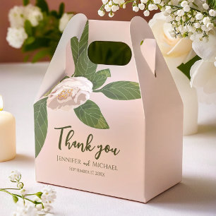 Üppige Blumen und Grün Elegant Geschenkschachtel
