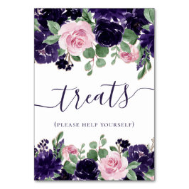 üppige Blüten | Leckereien für Lila und rosa Rosen Tischnummer