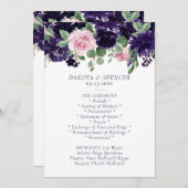 üppige Blüten | Lila und rosa Rosengarten Programm (Vorne/Hinten)