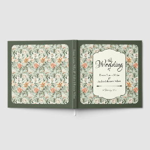 Üppige Cottagecore-Tigerlilien und Rosen, Gästebuch