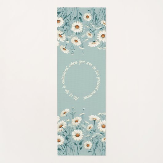Üppige Daisy (Anpassen) Yogamatte (Vorderseite)