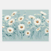 Üppige Daisy Geschenkpapier Set (Vorderseite 3)