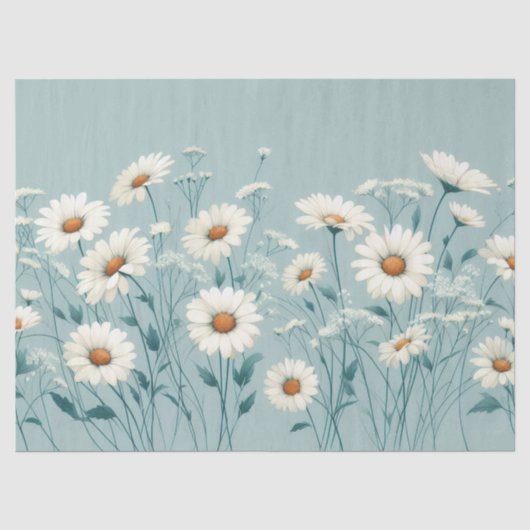 Üppige Daisy’s Seidenpapier (Vorderseite)