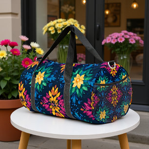Üppige Florale Sporttasche Duffle Bag