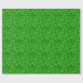 Üppige grüne Blätter Geschenkpapier (Flach)