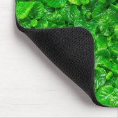 Üppige grüne Blätter Mousepad (Ecke)