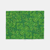 Üppige grüne Kleedecke Fleecedecke (Vorderseite (Horizontal))