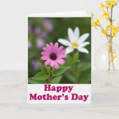 Üppige Grüne Muttertags-Karte Karte (Gelbe Blume)