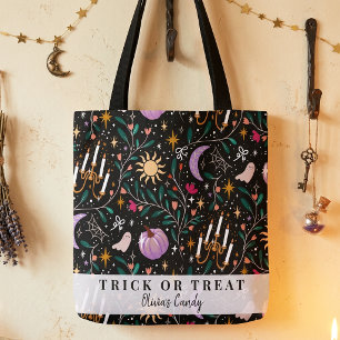 Üppige Halloween-Süßigkeiten Streich oder Sauber M Tasche