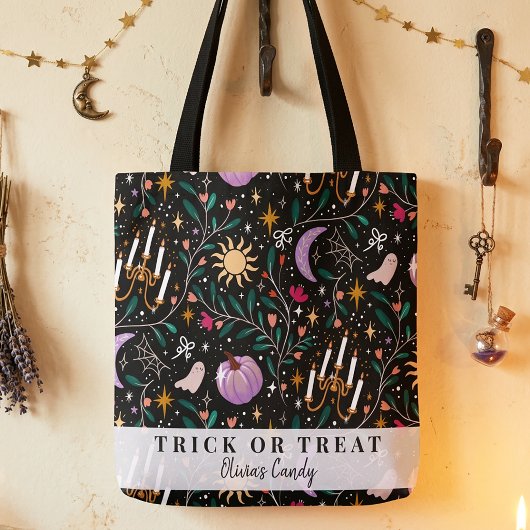Üppige Halloween-Süßigkeiten Streich oder Sauber M Tasche