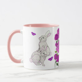Üppige Kaninchen Tasse