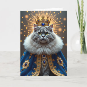 Üppige Katzen-Geburtstagskarte Karte