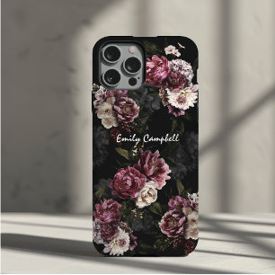 Üppige Moody Weiße Rosen-Blütenpracht Case-Mate iPhone Hülle