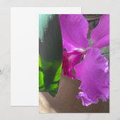 Üppige Orchidee Dankeskarte (Vorne/Hinten)