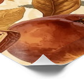 Üppige Pflaumen & Feigenblätter Kunstdruck | Vergo Poster (Ecke)