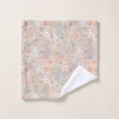 üppige Pony auf sanftem Hintergrund Badhandtuch Set (Waschlappen)