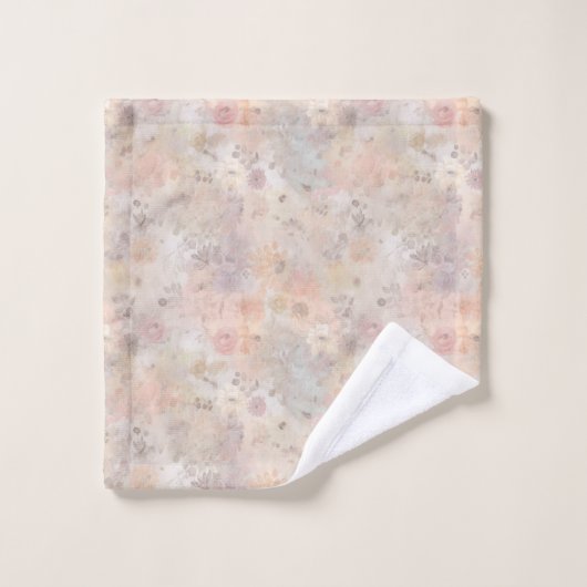 üppige Pony auf sanftem Hintergrund Badhandtuch Set (Waschlappen)