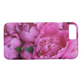 Üppige rosa Pfingstrosen-Blumen Case-Mate iPhone Hülle (Rückseite (Horizontal))