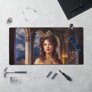 Üppige Schönheit Königliche Eleganz Porträt von Xz Schreibtischunterlage