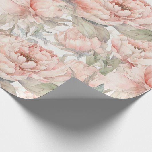 üppige Torne auf einem sanften Background Wrapping Geschenkpapier (Ecke)