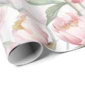 üppige Torne auf einem sanften Background Wrapping Geschenkpapier (Rolleneckpunkt)