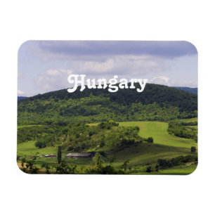 Üppige Ungarn-Landschaft Magnet