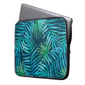 üppige Vegetation tropischer Pflanze aus Dschungel Laptopschutzhülle (Vorderseite Links)