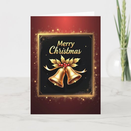 Üppige Weihnachtskarte Karte (Vorderseite)