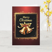 Üppige Weihnachtskarte Karte (Gelbe Blume)