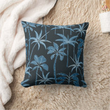Üppiger Akzent: Botanisches Palm Midnight Jungle