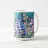 Üppiger Blumenbecher Kaffeetasse (VorderseiteRechts)