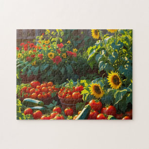 Üppiger Garten Puzzle