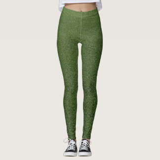 Üppiger grüner Kunstgras Naturdesign | Frisch  Leggings
