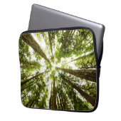 Üppiger grüner Regen-Wald Laptopschutzhülle (Vorderseite Links)