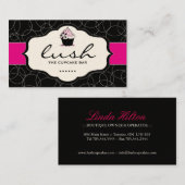 Üppiger Kuchen-Entwurf - KUNDENSPEZIFISCHE Visitenkarte (Vorne/Hinten)