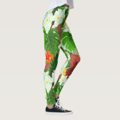 Üppiger tropischer Regenwald Leggings (Rechts)