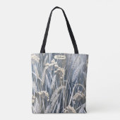 Üppiges Cottagecore-Weizenfeld Personalisiert Tasche (Rückseite)