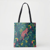 Üppiges Dschungel-Tiermuster Tasche (Vorderseite)