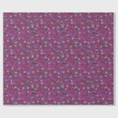 Üppiges Frosting-Rosengarten-Geschenkpapier Geschenkpapier (Flach)
